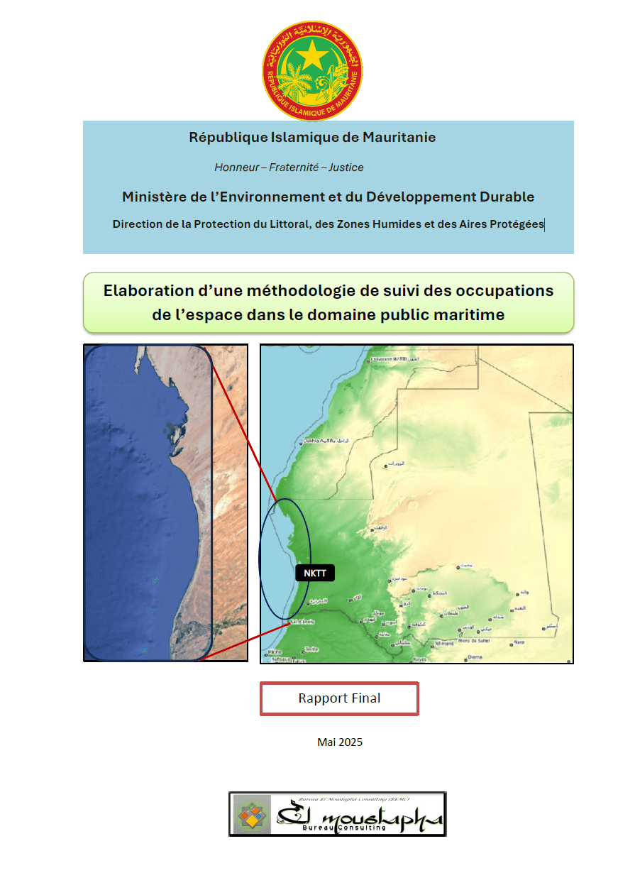 Elaboration d’une méthodologie de suivi des occupations de l’espace dans le domaine public maritime